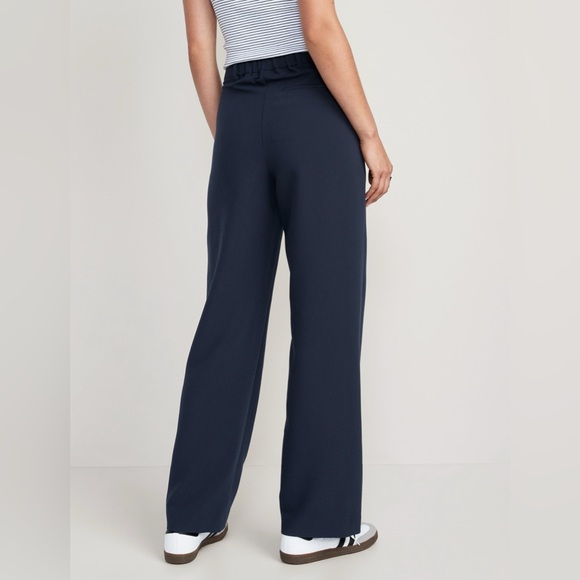 NWT Old Navy Extra High-Waisted Taylor Trousers - Navy - Picture 9 of 10